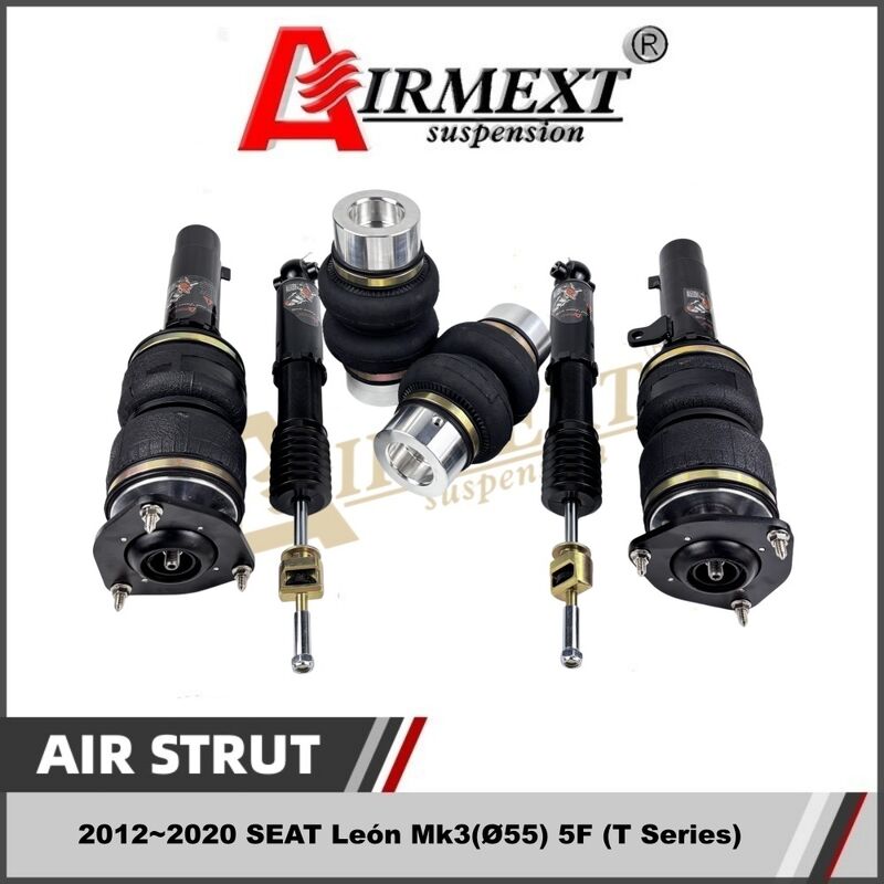 For SEAT León Mk3(Ø55) 5F (2012~2020) Air STRUT Suspension Kit /air Spring Assembly /Auto Parts/pneumatic